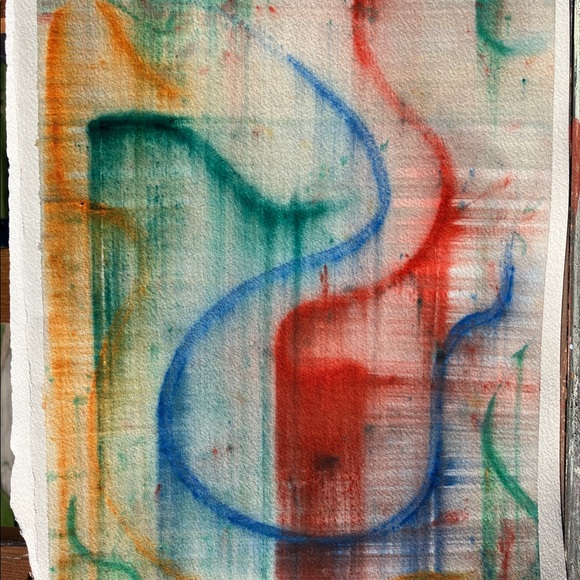 “Dancing with the Right Woman” / Watercolor on Paper / Original Art - Picture 1 of 1